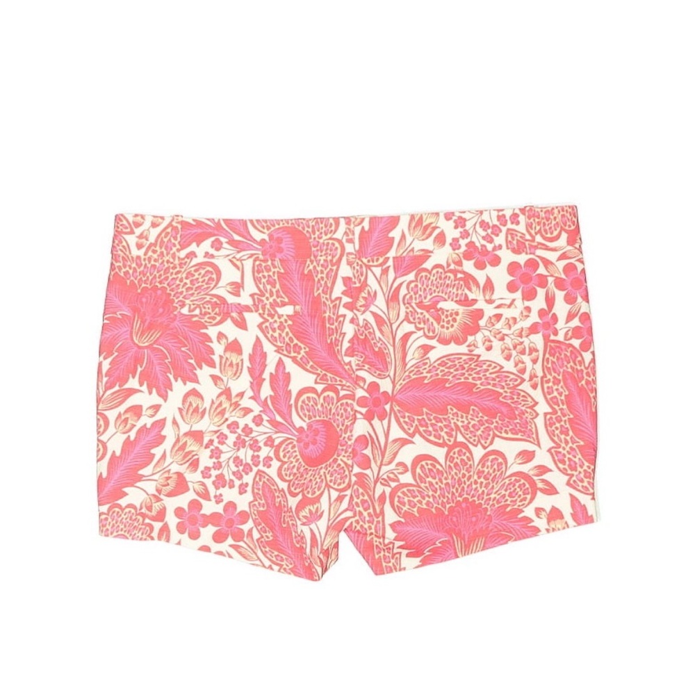 J. Crew Pink Floral High Waist Shorts - Picture 2 of 3